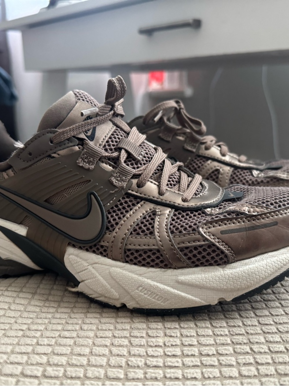 Nike Athletic Shoes Brown and White